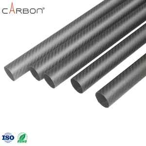 ZhongShan carbone 3K Offre Spéciale Tube de Fiber de carbone pour l'arc et la flèche gouttière vide gouttière nettoyage des aspirateurs