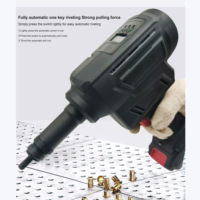 Outil de rivetage sans fil au lithium, outil de rivetage électrique sans balais, rechargeable, portable, industriel, haute force de traction, riveteuse LIHE LH-N10