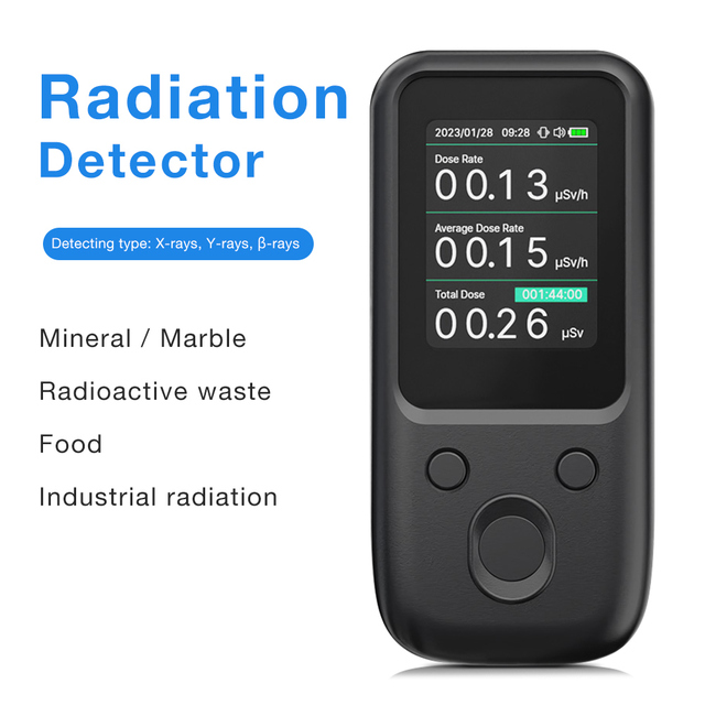 New Digital Radiation Detector Dosimeter Geiger Counter Nuclear Beta Gamma X-Ray Meter for Safety Environment Testing