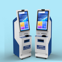 Kiosque de Machine de Terminal de Remboursement de Taxe de Départ d'Aéroport Intérieur de Self Service Avec Imprimante de Scanner d'Identification de Codes à Barres