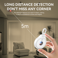 Mini Détecteur de Caméras Espion avec Capteur de Mouvement et Alerte Vibrante | Système d'Alarme Intégré pour Détecter les Caméras Cachées