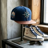 Gorra de Béisbol Plana Bordada con Logotipo Personalizado al por Mayor, Gorra Estructurada con Cierre a Presión, Unisex, Ropa Urbana, Gorra Deportiva para Equipos, de Algodón