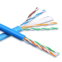 Cable de Red para Exteriores Cat6 de 305m (1000 pies) en Bobinas FT4, UTP/SFTP, Cobre Puro, Revestimiento de PVC/LSZH, Comunicación de 250MHz, del Fabricante