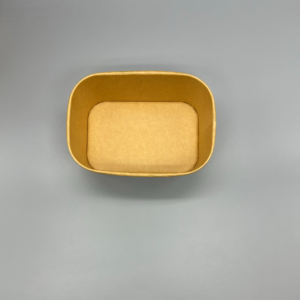 1000 Tazones de Papel Rectangulares Cuadrados Grandes de 1300 ml, Tazones Desechables de Papel Kraft para Llevar Comida, Tazones de Papel para Ensalada con Tapas - Product Image 5