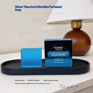 Sapone Artigianale Azure Cologne con Glicerina, Sbiancante, Detergente Profondo per Bagno, Doccia, Rasatura, Lavaggio Mani e Corpo, per Uomo - Product Image 2