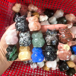 Figuras de Caballos de Cristal de 35mm al por Mayor, Cristales Curativos de Animales, Tallados Artesanales, Mezcla de Colores Naturales, para Regalo - Product Image 6