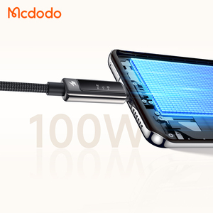 Cable de Carga Rápida Mcdodo 876/887 6A USB-<span class=keywords><strong>A</strong></span> <span class=keywords><strong>a</strong></span> USB-C con Pantalla Digital OLED, 100W, Potencia/Voltaje/Corriente en Tiempo Real, Nuevo - Product Image 4