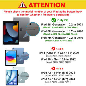 <span class=keywords><strong>Coque</strong></span> arrière rigide translucide fine OEM, moulage privé, pour <span class=keywords><strong>iPad</strong></span> 9e/8e/7e génération 2021/2020/2019, étui pour tablette 10,2 pouces - Product Image 2