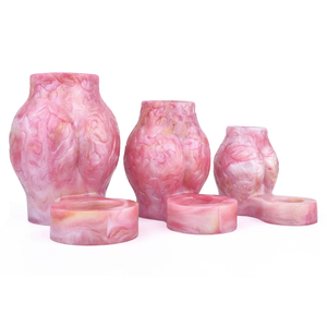 FAAK 4,37 Zoll heiße künstliche Haut Hunde knoten <span class=keywords><strong>Penis</strong></span> Ärmel/Extender Silikon Dildo Vergrößerung Fantasy Sexspielzeug in Pinky Farbe - Product Image 3