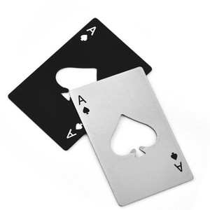 Hxy Tùy Chỉnh Chơi Thẻ Ace Của Spades Mở Chai Thép Không Gỉ Ace Poker Thẻ Bia Mở Chai Cho Giáng Sinh Quà Tặng - Product Image 4