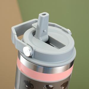 Vaso Térmico de Acero Inoxidable 304 de 30oz para Bebidas Dobles, Taza de Café Aislada con Popote para Coche, Vaso para Coche - Product Image 4