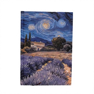 Wholesale Vintage Van Gogh Hardcover Thermal Binding Notebook Color Inner Pages Paper Cover <b>Journal</b> Creative <b>Writing</b> Diary Gift - Product Image 3