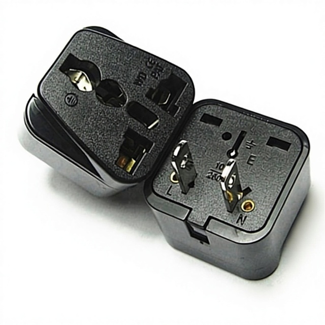 Japanese-style US-Spec Power Converter Adapter Compatible with Canadian Japanese Taiwanese Thai Outlets Model WD-6