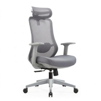 Chaise de bureau ergonomique en maille avec dossier inclinable à 130 degrés, coussin à haute résilience, pivotante pour les espaces de travail à domicile