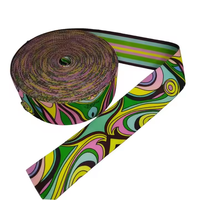 Nouvelle conception, sangle en polyester 100% avec impression par sublimation, largeur 38 mm, haute ténacité, pour sacs de guitare, bandoulière pour appareil photo