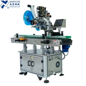 NY-817 công nghiệp tốc độ cao chính xác Máy dán nhãn tự động & máy in ngày cho hộp carton trường hợp Khay phẳng bề mặt bao bì - Product Image 3