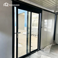 Maison conteneur pliable à 2 chambres, préfabriquée, pour logement de travailleurs
