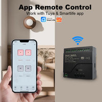 Módulo de Control Inteligente para Electrodomésticos con Wifi, Compatible con Tuya, DC 85-250V, 4 Canales, 4CH 220V 10A, Relé Momentáneo con Bloqueo