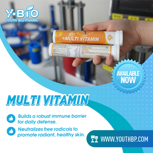 Comprimés effervescents de vitamine C complexe, fournis par l'usine, pour soutenir la santé de la peau des personnes ayant des besoins nutritionnels accrus - Product Image 3