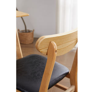 Chaises de salle à manger pliantes écologiques en bois massif modernes pour hôtels, écoles, restaurants, usage domestique - Product Image 5
