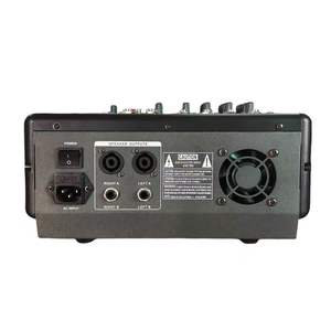 TopYun MX-403 Ses Güç Amplifikatörü Mikser 4 Kanal 250W*2 16DSP ile 48V Phantom/Güçlendirilmiş Çift 5 Bant EQ Ses Mikseri Düğün Partisi için - Product Image 4