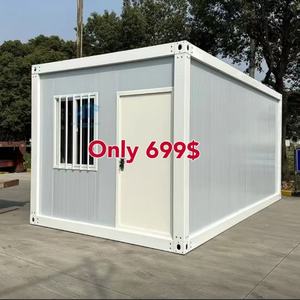 Casa Contenedor Prefabricada, Portátil, Sin Techo, Edificio de Apartamentos, Vivienda Prefabricada en Paquete Plano - Product Image 4