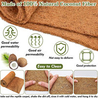 Tapis de coco biodégradables écologiques en fibre de coco naturelle pour la plantation à la maison et au jardin à usages multiples
