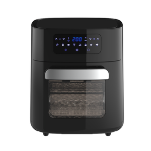 Manufacturer 10L Large Capacity Air <b>Fryer</b> Oven Smart Kitchen Appliances BBQ Home Oil-free Baking Hot Air <b>Fryer</b> Oven <b>Machine</b> - Product Image 1