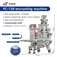 Mini Machine de Boulangerie Électrique Automatique Multi-Fonctions pour Fabrication de Tortillas, Boulettes de Viande, Équipement de Façonnage à Farcir et Enrober