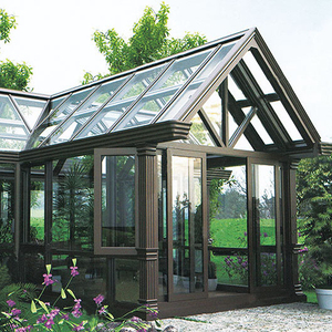 DIAOSI SangRui 60, de corte térmico de aluminio sala de Sol de vidrio Lowes Sunrooms Eco amigable <span class=keywords><strong>casa</strong></span> prefabricada para jardín - Product Image 1