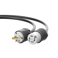 Kabel Adaptor Daya Industri NEMA L6-30P ke L14-30R, Kabel Konversi Daya Generator dengan Konektor Pengunci ke Stopkontak