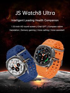 นาฬิกาอัจฉริยะรุ่นใหม่ <span class=keywords><strong>W8</strong></span> พร้อม AI ChatGPT เข็มทิศ กันน้ำ ตัวเรือนโลหะผสม ตรวจวัดสุขภาพ โทรผ่านบลูทูธ หน้าจอ HD สำหรับเล่นกีฬา JS <span class=keywords><strong>Watch</strong></span> 8 Ultra - Product Image 5