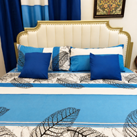 Draps de Lit Taille King Noël, Parure de Drap Housse 100 % Coton, Tissu Rideau pour Chambre, Rideaux Prêts à Poser 13 Pièces
