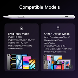 2025 sản phẩm mới nhất <span class=keywords><strong>Stylus</strong></span> Pen với nhãn trắng & nhãn hiệu riêng tùy chọn 15 phút nhanh chóng phí cho Apple bút chì với lòng bàn tay từ chối - Product Image 6