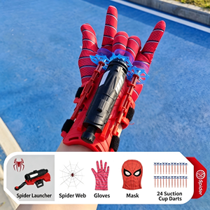Lanciatore di Ragnatele Spider-Man a Prezzo di Fabbrica, Pistola Spara Ragnatele con Corda, Giocattolo da Polso Supereroe, Regalo Spider-Man - Product Image 3