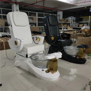 Sillón de Pedicura Eléctrico Reclinable de Lujo KISEN para Salón de Belleza y Spa de Pies, sin Tuberías ni Plomería - Product Image 1