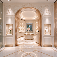 Agencement complet de magasin de bijoux de luxe français : solution personnalisée tout-en-un pour l'aménagement intérieur