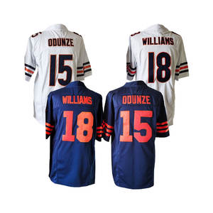 批发球衣缝制美式足球球衣18凯勒·威廉姆斯15罗马奥登泽34沃尔特·佩顿 - Product Image 2