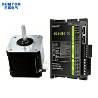 Motor Stepper SUMTOR Nema17 EtherCAT EC1 Combo Driver Torsi Tinggi DC24V Hybrid untuk Mesin Pengemasan, Lengan Robot, dan Tekstil