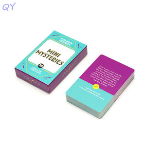 Jeu de société MK All-English Party Mini Mysteries 50 cartes de devinettes Divertissements après le dîner Jeu de réflexion - Product Image 3