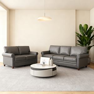 أريكة منتصف القرن 3 مقاعد لغرفة المعيشة غرفة نوم المنزل والمكتب معتنقة وسادة لينة نمط الرجعية الأثاث هو الأكثر مبيعا - Product Image 4