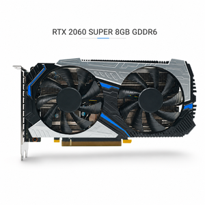 การ์ดจอ RTX 2060 SUPER 8GB GDDR6 256Bit พัดลมคู่ สำหรับเล่นเกม 4K บนเดสก์ท็อป PCI Express 14000MHz VRAM - Product Image 1