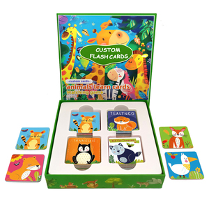 工場OEM卸売カスタム子供リテラシーカード英語教育学習カスタム子供教育フラッシュカード - Product Image 6