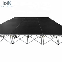 Scène de concert portable 4x4 pieds Quick Drum, podium de scène, scène DJ, scène événementielle en aluminium