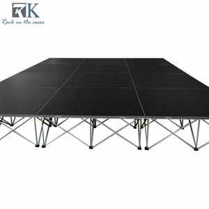 Scène de concert portable 4x4 pieds Quick Drum, podium de scène, scène DJ, scène événementielle en aluminium - Product Image 1