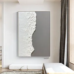 EagerArt Hand Palette Landscape Painting Abstract Sea Tide 3D Thick Texture Wall Art Decor Relief Artwork Paintings On Canvas