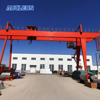 Nouvelle grue portique à double poutre de 30 tonnes de type VFD MG, norme européenne, pour le transport de marchandises en vrac en port