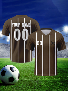 Uniformes <span class=keywords><strong>de</strong></span> Fútbol Personalizados 2026 Nuevo Diseño Números <span class=keywords><strong>de</strong></span> Equipo/Nombre del Jugador/Nombre del Equipo Camiseta <span class=keywords><strong>de</strong></span> Fútbol <span class=keywords><strong>de</strong></span> Secado Rápido que Absorbe el Sudor - Product Image 3