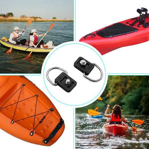 Kayak Accessory Kit Stainless Steel Screws Nuts <b>Elastic</b> <b>Cord</b> Buckles D-Ring Buckles Portable PVC Boat Accessory Set Made Plastic - Product Image 1