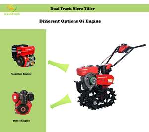 منتج زراعي جديد ذو كفاءة عالية بالبنزين متتبع مناسب للحقول المتدرجة - Product Image 3